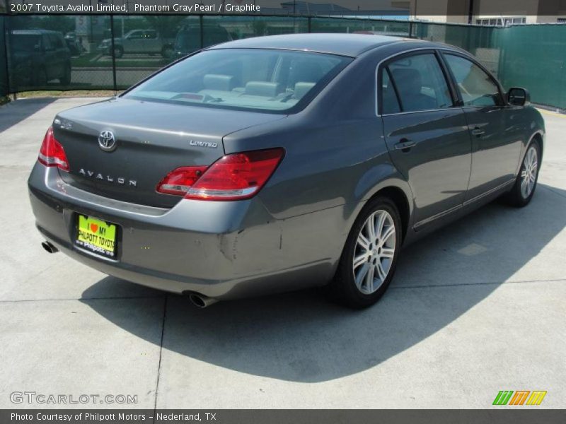 Phantom Gray Pearl / Graphite 2007 Toyota Avalon Limited