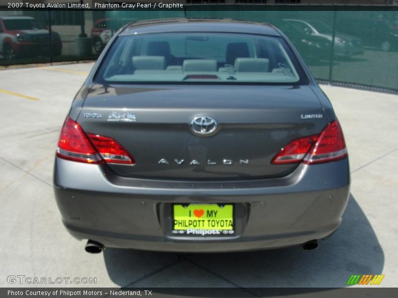 Phantom Gray Pearl / Graphite 2007 Toyota Avalon Limited