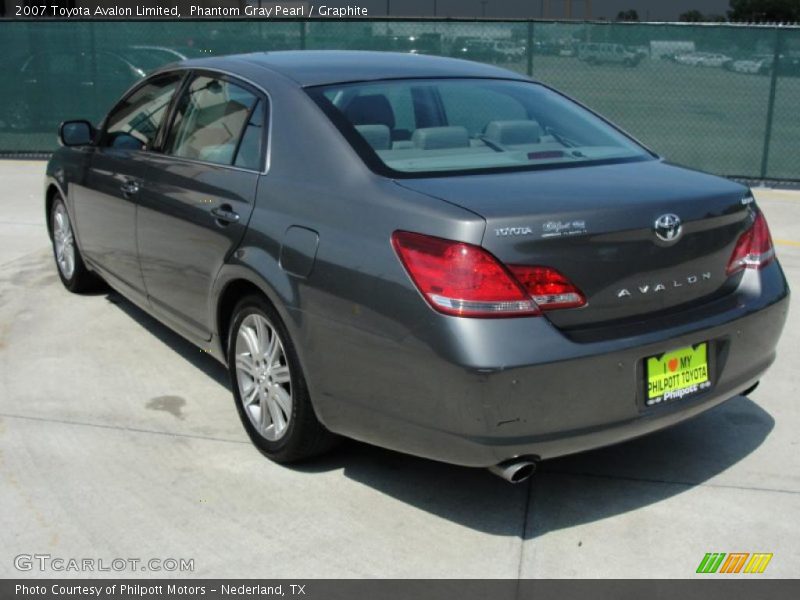 Phantom Gray Pearl / Graphite 2007 Toyota Avalon Limited