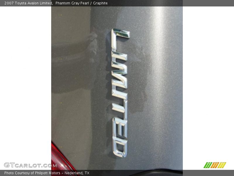 Phantom Gray Pearl / Graphite 2007 Toyota Avalon Limited