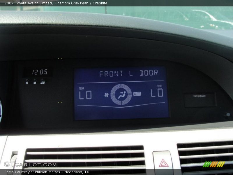 Phantom Gray Pearl / Graphite 2007 Toyota Avalon Limited