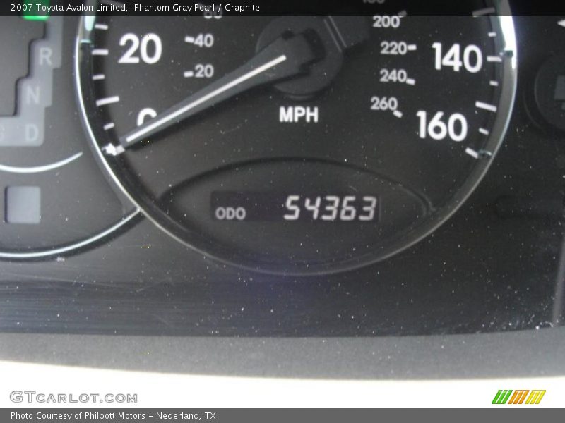 Phantom Gray Pearl / Graphite 2007 Toyota Avalon Limited