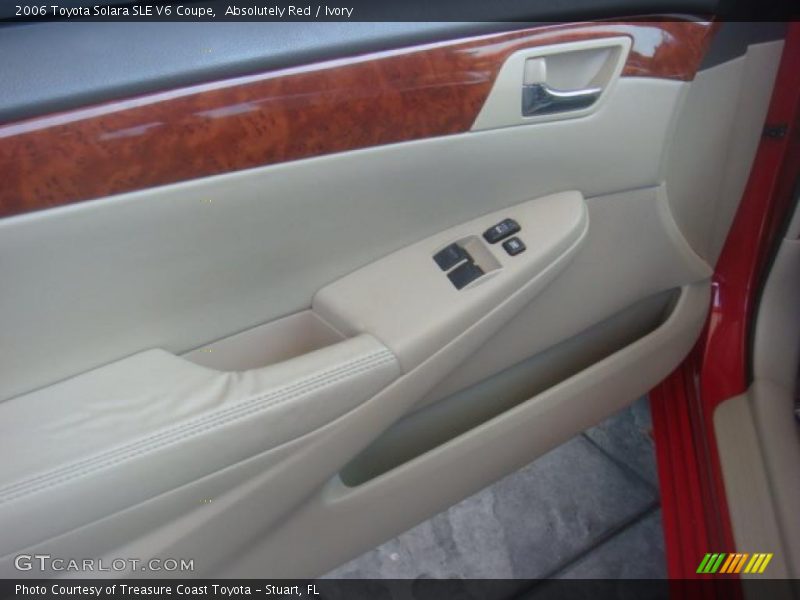 Absolutely Red / Ivory 2006 Toyota Solara SLE V6 Coupe