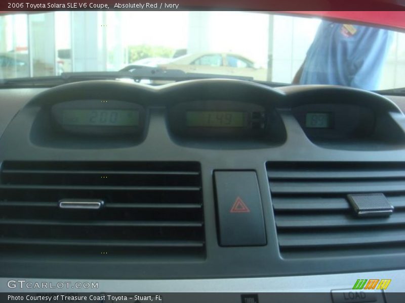 Absolutely Red / Ivory 2006 Toyota Solara SLE V6 Coupe