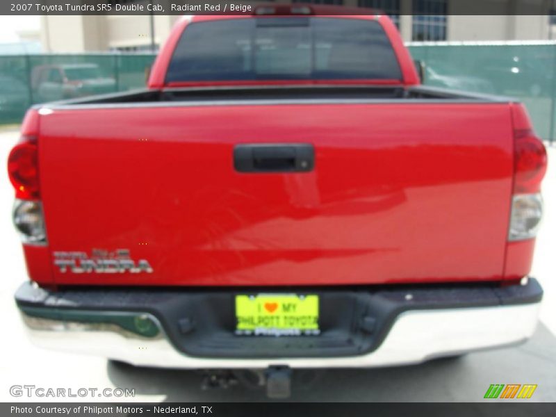 Radiant Red / Beige 2007 Toyota Tundra SR5 Double Cab