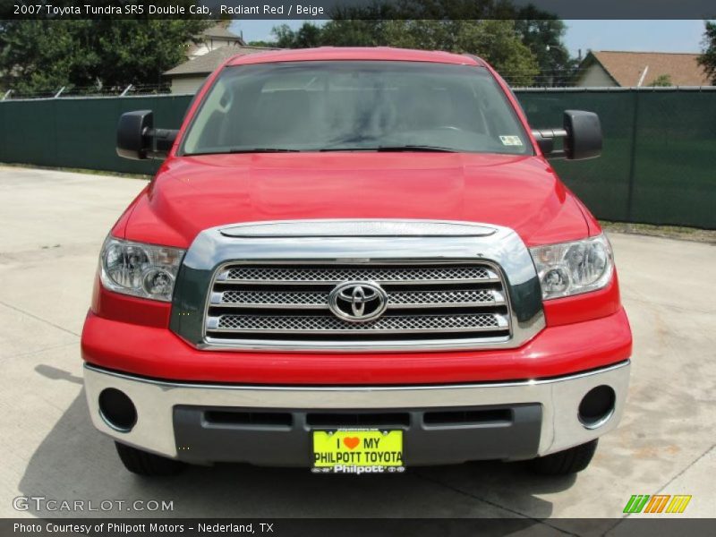 Radiant Red / Beige 2007 Toyota Tundra SR5 Double Cab