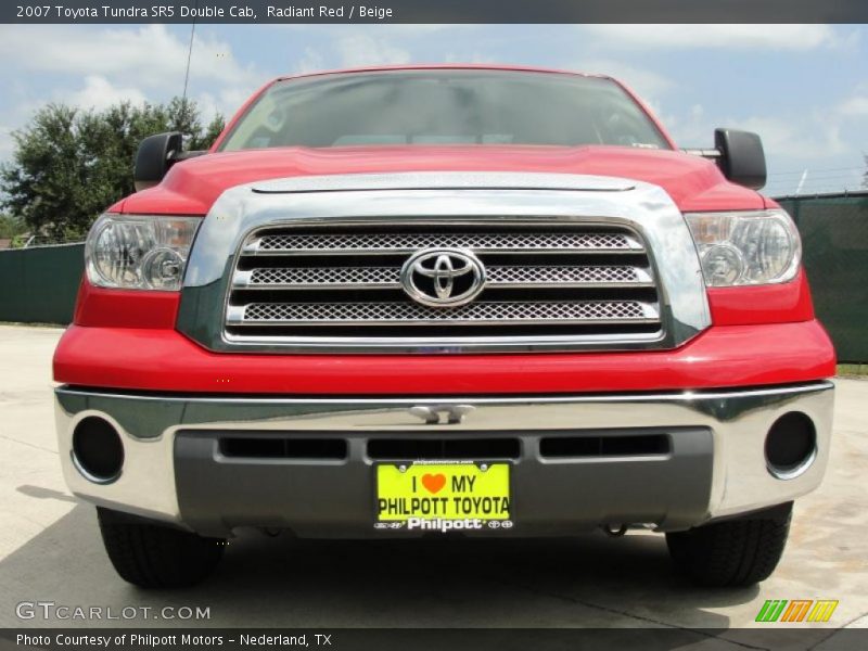 Radiant Red / Beige 2007 Toyota Tundra SR5 Double Cab