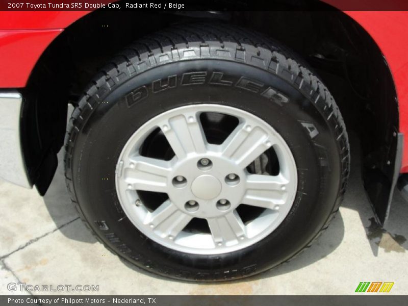 Radiant Red / Beige 2007 Toyota Tundra SR5 Double Cab