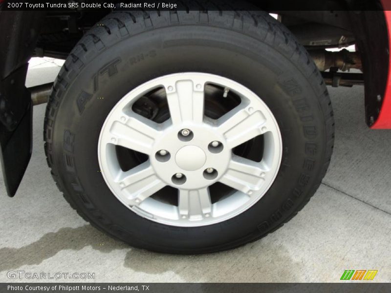 Radiant Red / Beige 2007 Toyota Tundra SR5 Double Cab