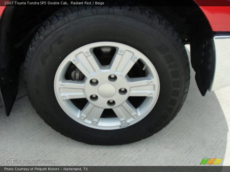 Radiant Red / Beige 2007 Toyota Tundra SR5 Double Cab