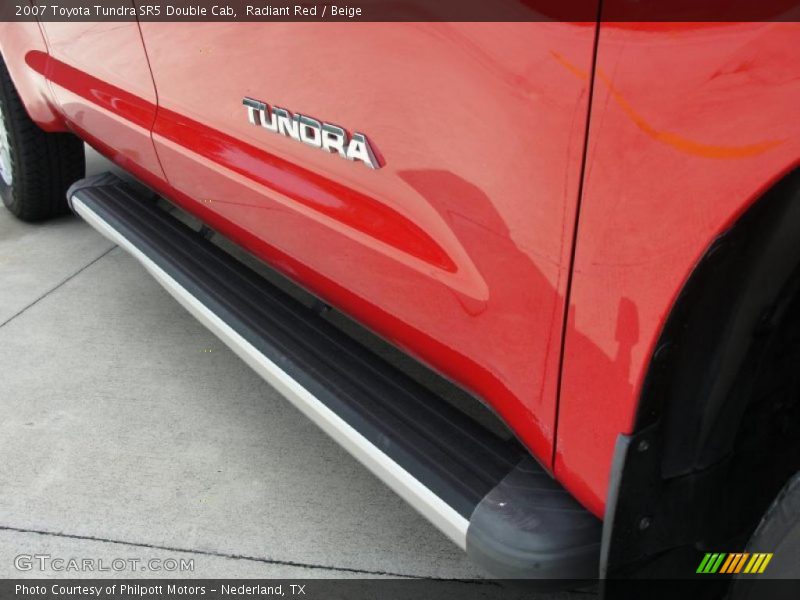 Radiant Red / Beige 2007 Toyota Tundra SR5 Double Cab