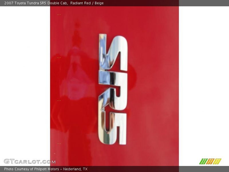 Radiant Red / Beige 2007 Toyota Tundra SR5 Double Cab