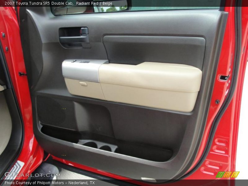 Radiant Red / Beige 2007 Toyota Tundra SR5 Double Cab