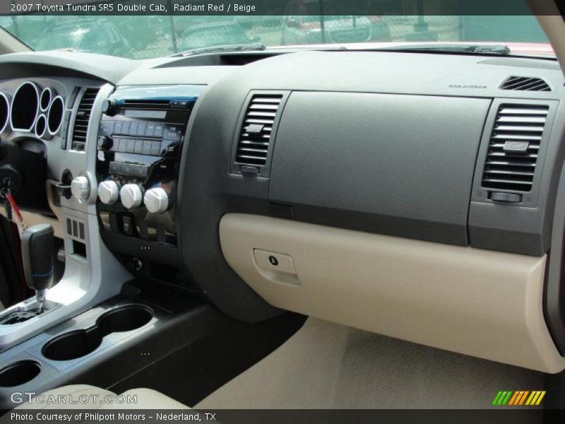 Radiant Red / Beige 2007 Toyota Tundra SR5 Double Cab