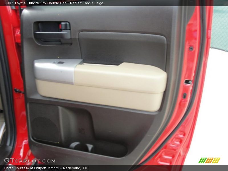 Radiant Red / Beige 2007 Toyota Tundra SR5 Double Cab