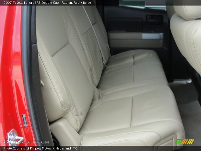 Radiant Red / Beige 2007 Toyota Tundra SR5 Double Cab