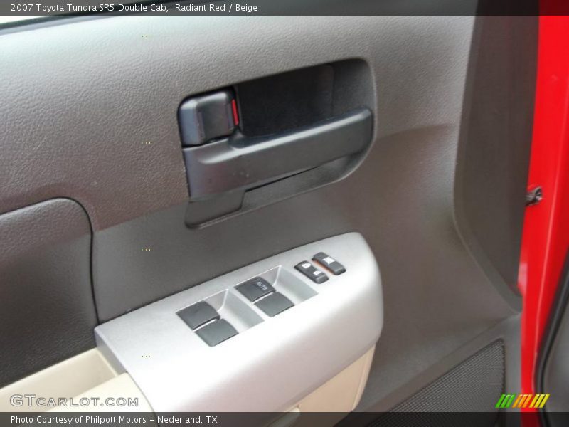 Radiant Red / Beige 2007 Toyota Tundra SR5 Double Cab