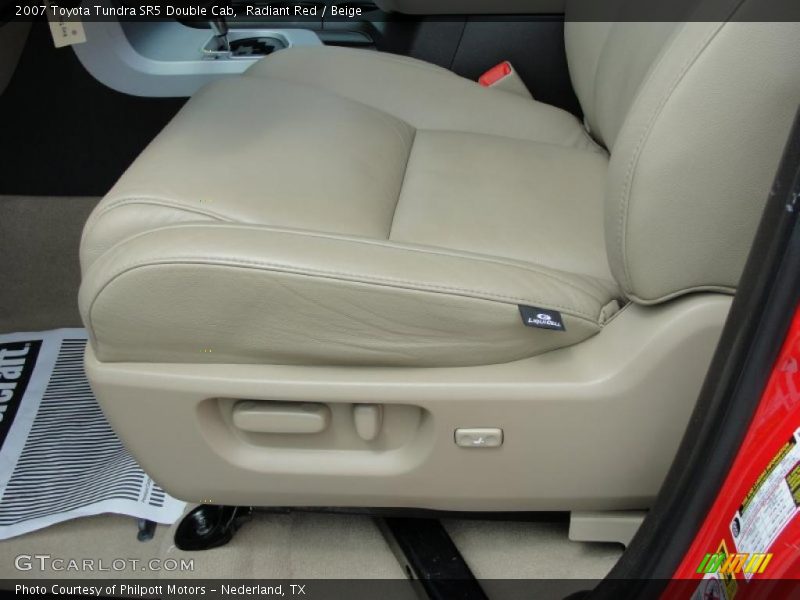 Radiant Red / Beige 2007 Toyota Tundra SR5 Double Cab