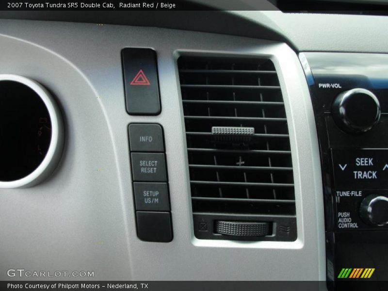 Radiant Red / Beige 2007 Toyota Tundra SR5 Double Cab