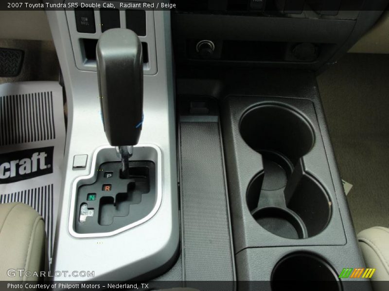 Radiant Red / Beige 2007 Toyota Tundra SR5 Double Cab