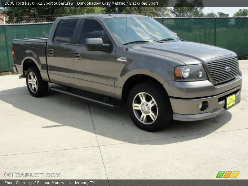 Dark Shadow Grey Metallic / Black/Red Sport 2008 Ford F150 FX2 Sport SuperCrew