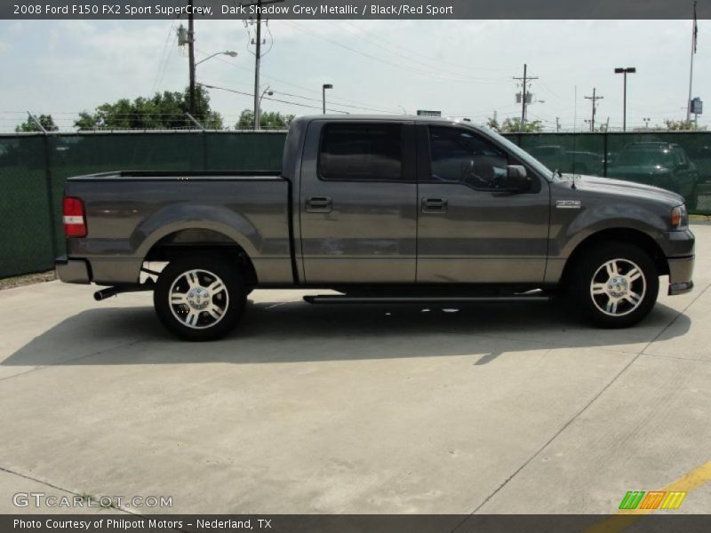 Dark Shadow Grey Metallic / Black/Red Sport 2008 Ford F150 FX2 Sport SuperCrew