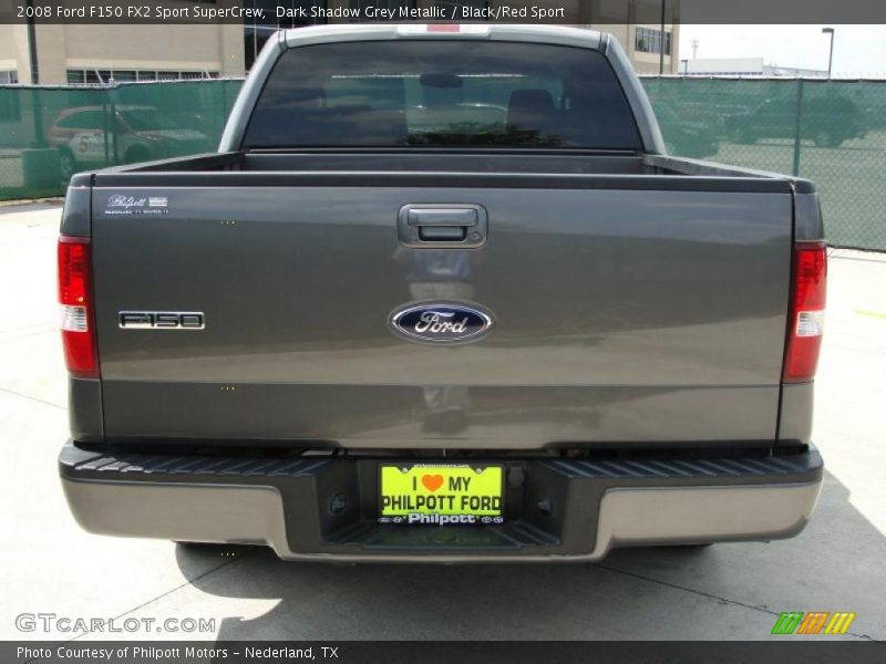 Dark Shadow Grey Metallic / Black/Red Sport 2008 Ford F150 FX2 Sport SuperCrew