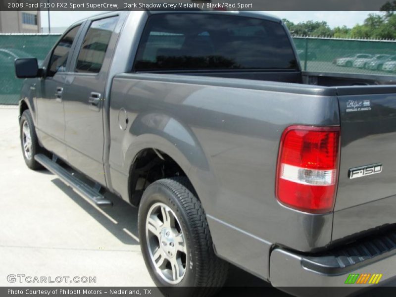 Dark Shadow Grey Metallic / Black/Red Sport 2008 Ford F150 FX2 Sport SuperCrew