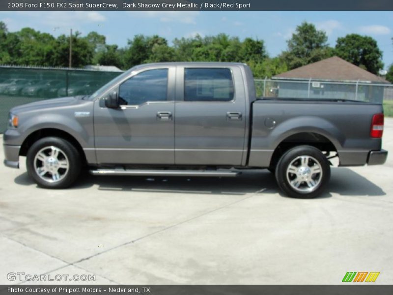 Dark Shadow Grey Metallic / Black/Red Sport 2008 Ford F150 FX2 Sport SuperCrew