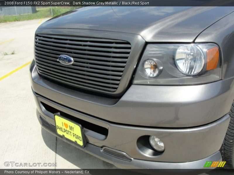 Dark Shadow Grey Metallic / Black/Red Sport 2008 Ford F150 FX2 Sport SuperCrew