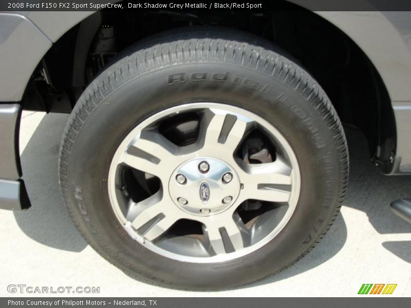 Dark Shadow Grey Metallic / Black/Red Sport 2008 Ford F150 FX2 Sport SuperCrew