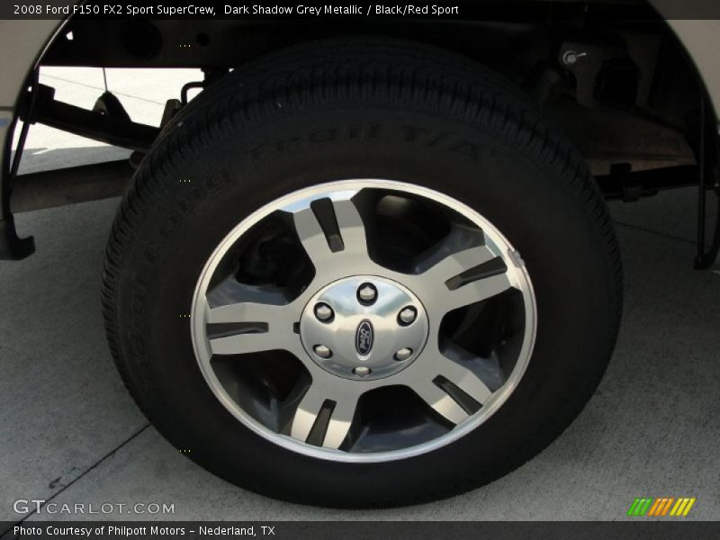 Dark Shadow Grey Metallic / Black/Red Sport 2008 Ford F150 FX2 Sport SuperCrew