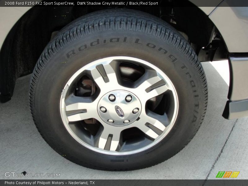 Dark Shadow Grey Metallic / Black/Red Sport 2008 Ford F150 FX2 Sport SuperCrew