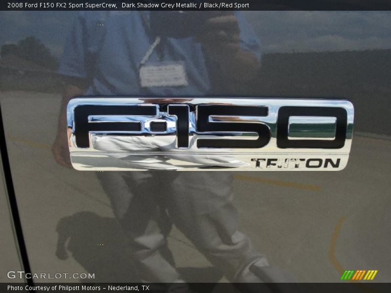 Dark Shadow Grey Metallic / Black/Red Sport 2008 Ford F150 FX2 Sport SuperCrew