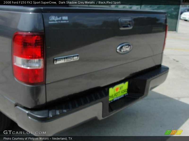Dark Shadow Grey Metallic / Black/Red Sport 2008 Ford F150 FX2 Sport SuperCrew