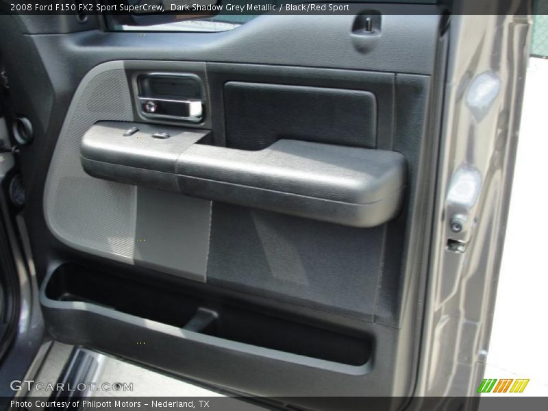 Dark Shadow Grey Metallic / Black/Red Sport 2008 Ford F150 FX2 Sport SuperCrew