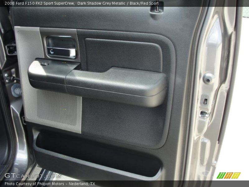Dark Shadow Grey Metallic / Black/Red Sport 2008 Ford F150 FX2 Sport SuperCrew