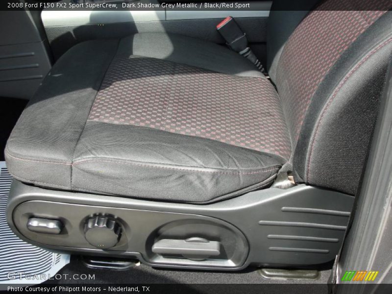 Dark Shadow Grey Metallic / Black/Red Sport 2008 Ford F150 FX2 Sport SuperCrew