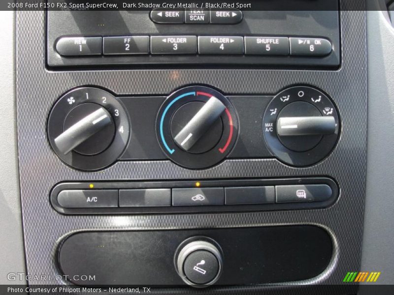 Dark Shadow Grey Metallic / Black/Red Sport 2008 Ford F150 FX2 Sport SuperCrew