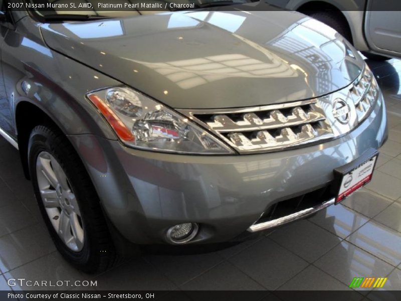 Platinum Pearl Matallic / Charcoal 2007 Nissan Murano SL AWD