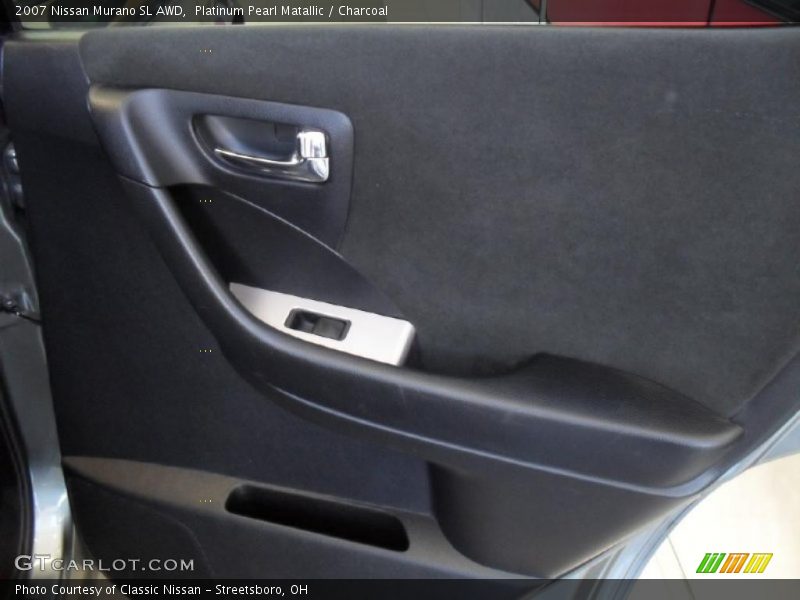 Platinum Pearl Matallic / Charcoal 2007 Nissan Murano SL AWD