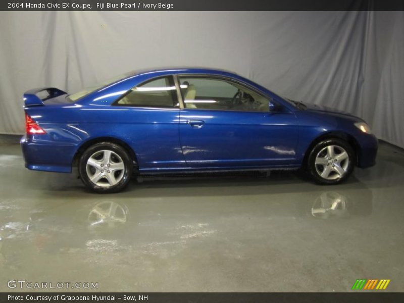 Fiji Blue Pearl / Ivory Beige 2004 Honda Civic EX Coupe
