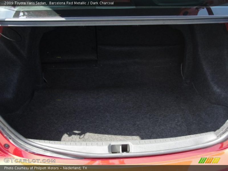 Barcelona Red Metallic / Dark Charcoal 2009 Toyota Yaris Sedan