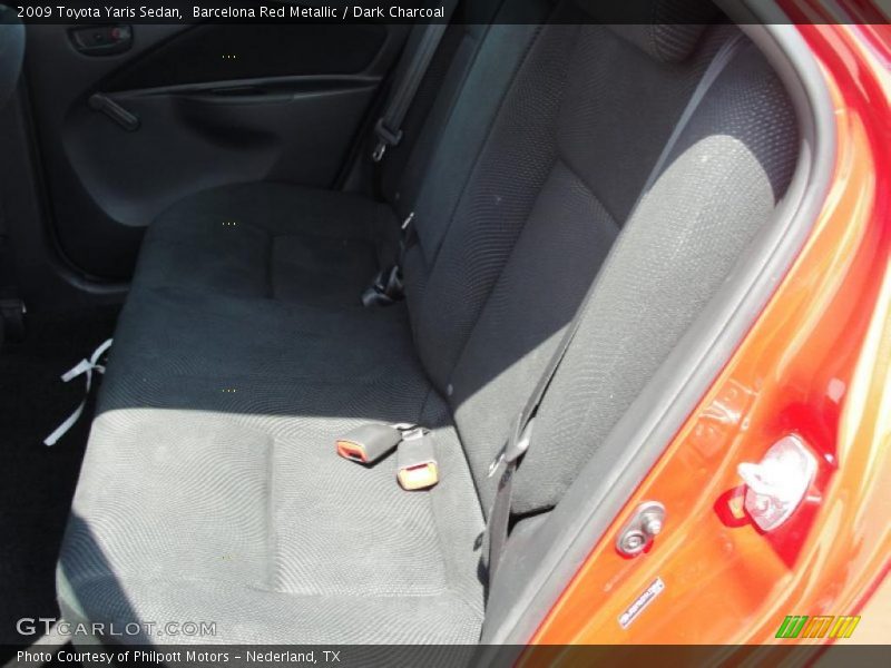 Barcelona Red Metallic / Dark Charcoal 2009 Toyota Yaris Sedan
