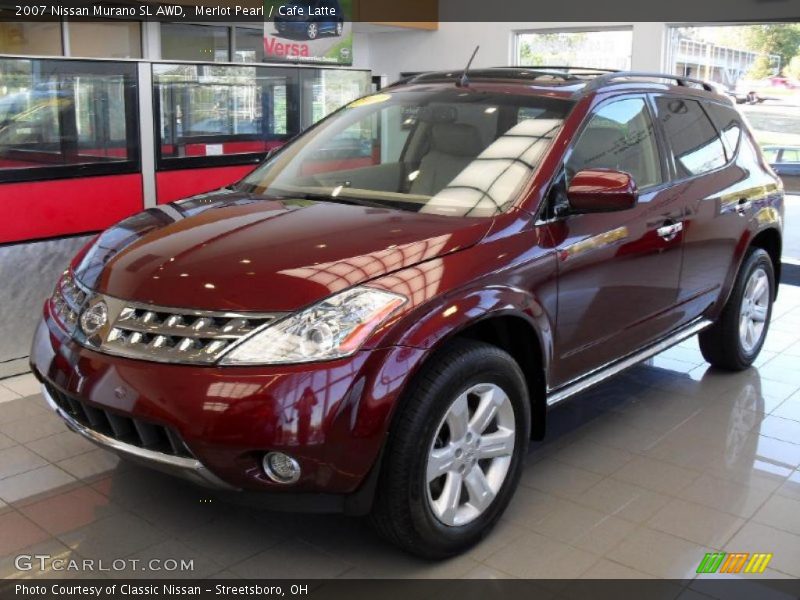 Merlot Pearl / Cafe Latte 2007 Nissan Murano SL AWD