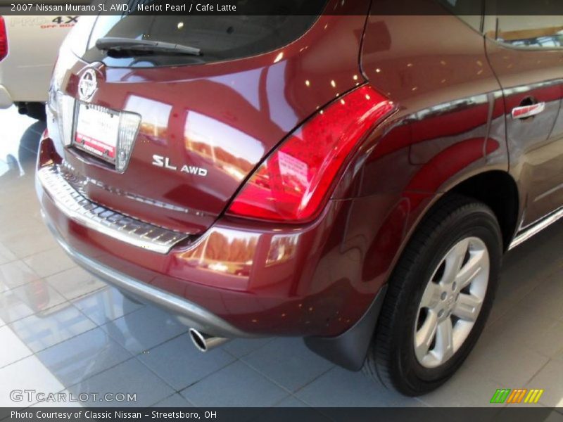 Merlot Pearl / Cafe Latte 2007 Nissan Murano SL AWD