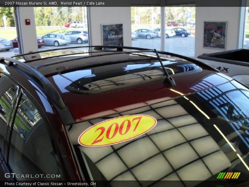 Merlot Pearl / Cafe Latte 2007 Nissan Murano SL AWD
