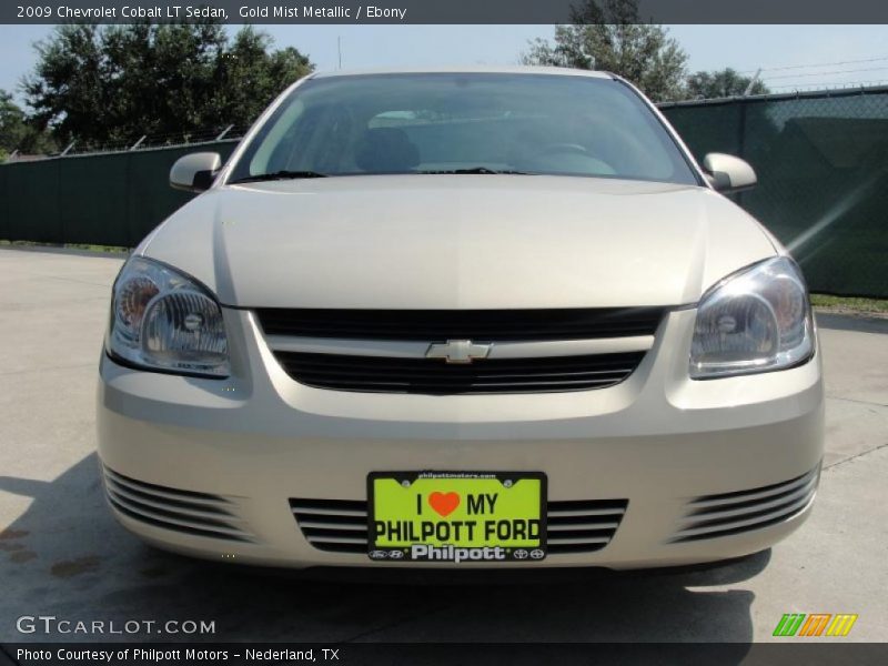 Gold Mist Metallic / Ebony 2009 Chevrolet Cobalt LT Sedan