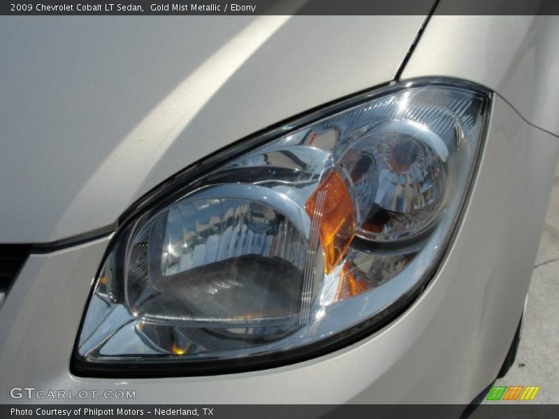 Gold Mist Metallic / Ebony 2009 Chevrolet Cobalt LT Sedan