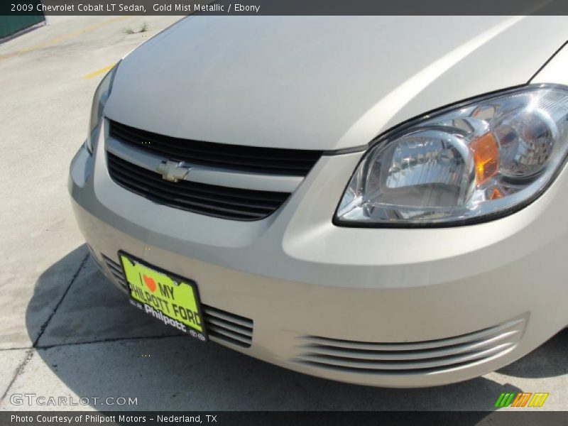 Gold Mist Metallic / Ebony 2009 Chevrolet Cobalt LT Sedan
